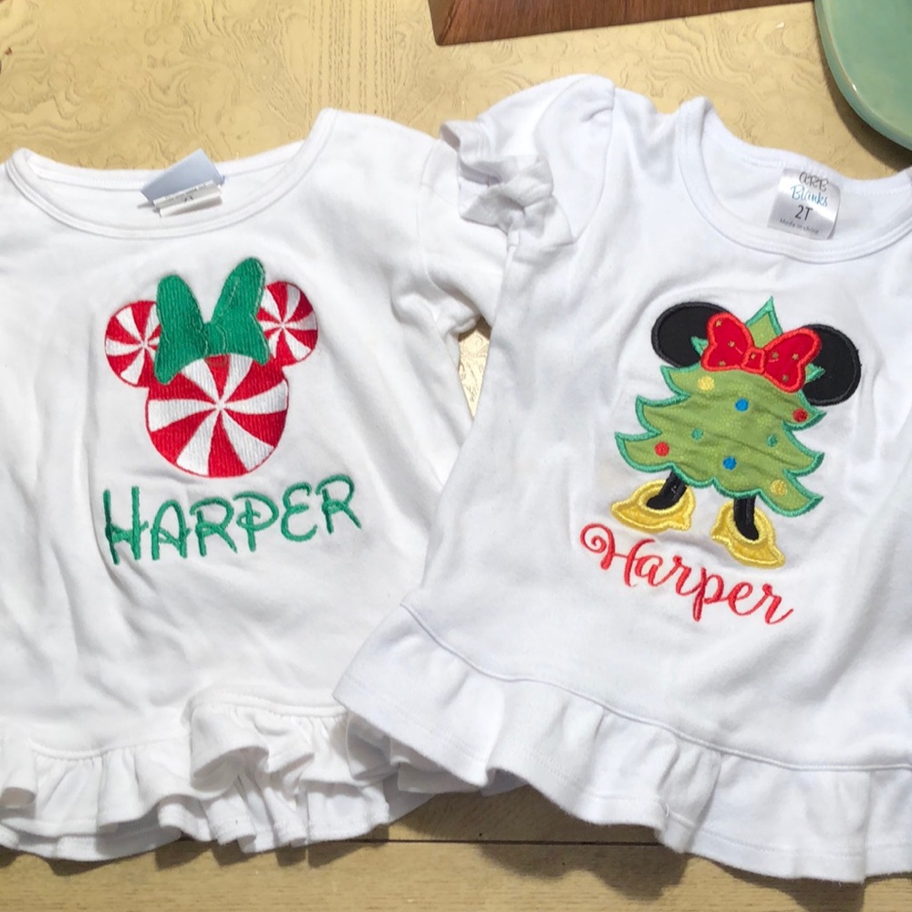 Harper Disney Christmas Shirts